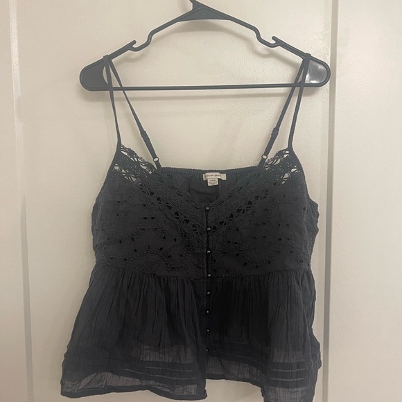 American Eagle Outfitters Tops - American Eagle Boho Babydoll Cottagecore Fairycore Whimseygoth Tank Top Lace